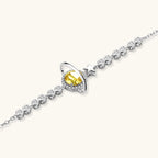 Stellar Dreams Bracelet For Women In 925 Sterling Silver With Moissanite