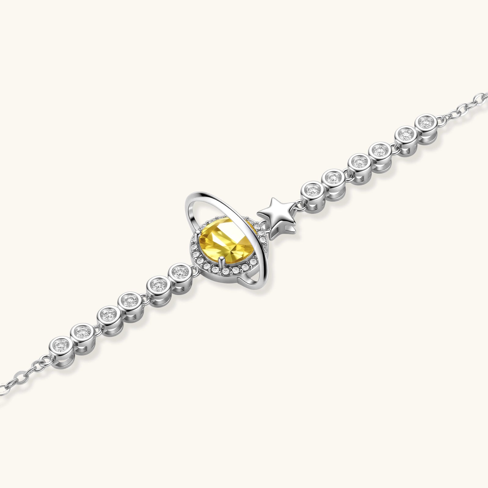 Stellar Dreams Bracelet For Women In 925 Sterling Silver With Moissanite