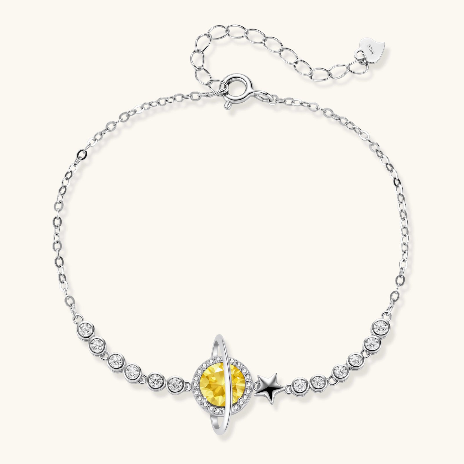 Stellar Dreams Bracelet For Women In 925 Sterling Silver With Moissanite