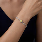 Stellar Dreams Bracelet For Women In 925 Sterling Silver With Moissanite