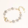 Baroque Pearl Crystal Bracelet For Women In 14K Gold Plated Eco-Brass