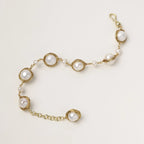 Pearl Garden Bracelet For Women In 14K Gold Plated Eco-Brass