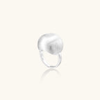 Flexible Fit Cloud Dome Ring For Women In 925 Sterling Silver