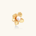 Blooming Pearl Statement Ring For Women In 18K Gold Plated Eco-Brass