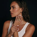 Enchanted Heart Ring In 18K Gold Plated Eco-Brass With Cubic Zirconia