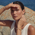 Baroque Pearl Crystal Bracelet For Women In 14K Gold Plated Eco-Brass